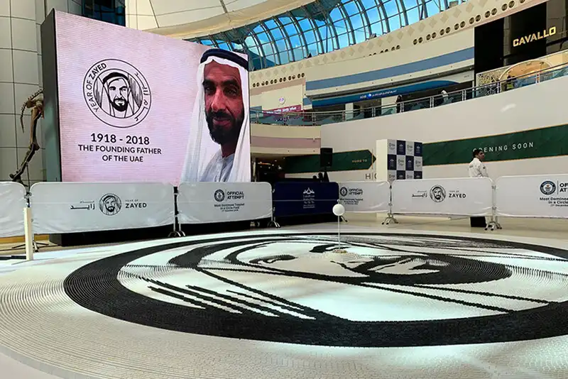 UAE National Day Abu Dhabi Weltrekord-Event